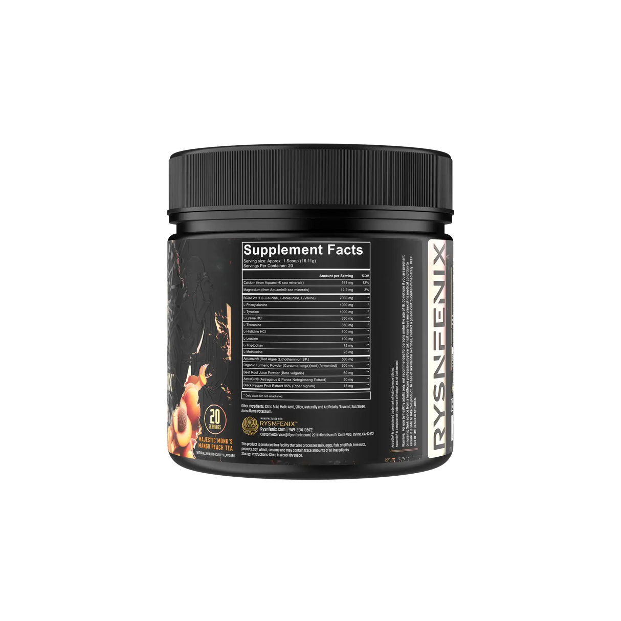EAA Endure Intra Workout | Majestic Monk's Mango Peach Tea